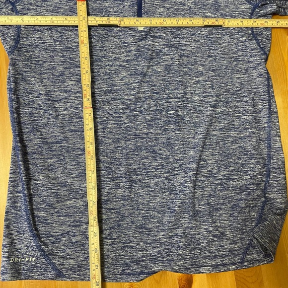 Nike Element Dri-FIT Running Pullover Top L/S 1/4 Zip Soft Blue Heather Mens M - Picture 8 of 8